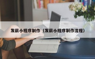 武安发薪小程序制作（发薪小程序制作流程）